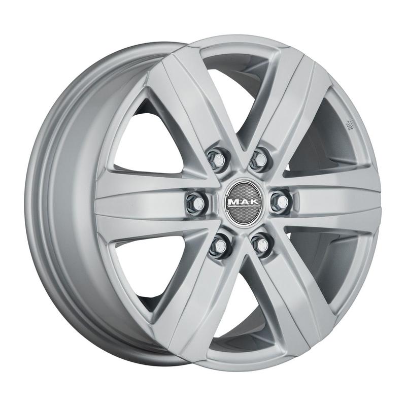 MAK STONE 6 silber 8.5Jx20 6x139.7 ET50