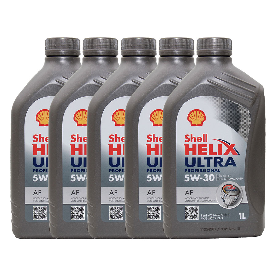 Shell Helix Ultra Professional AF 5W-30 5x1 Liter