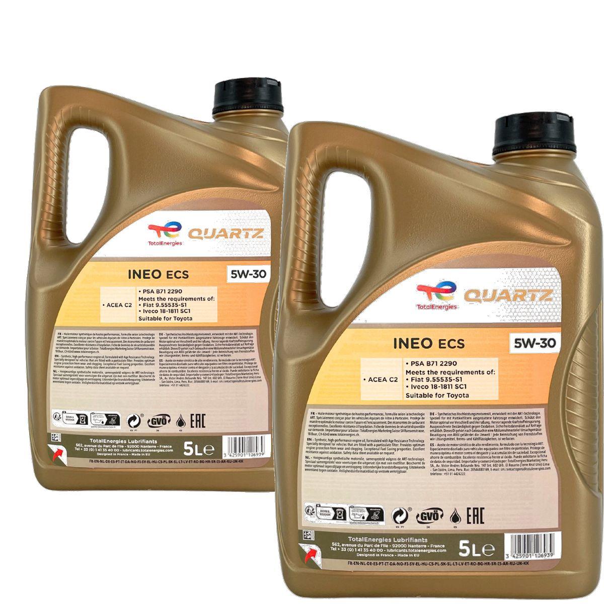 Total Quartz Ineo ECS 5W-30 2x5 Liter