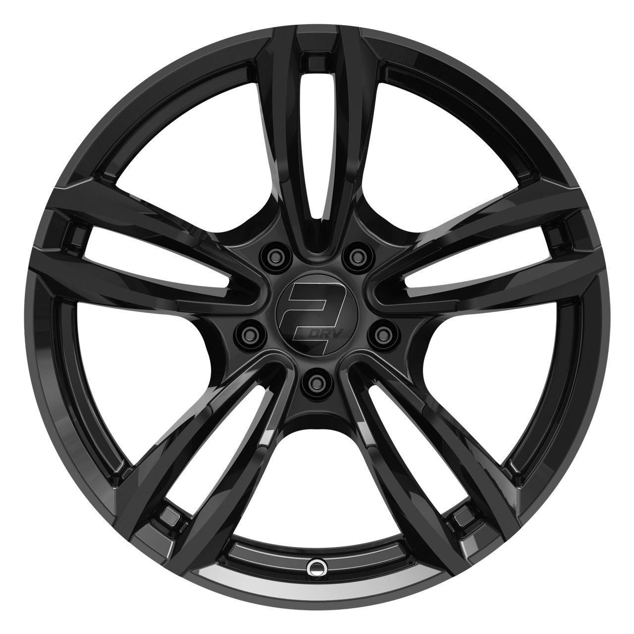 WHEELWORLD-2DRV WH29 black glossy painted 7.5Jx17 5x120 ET43