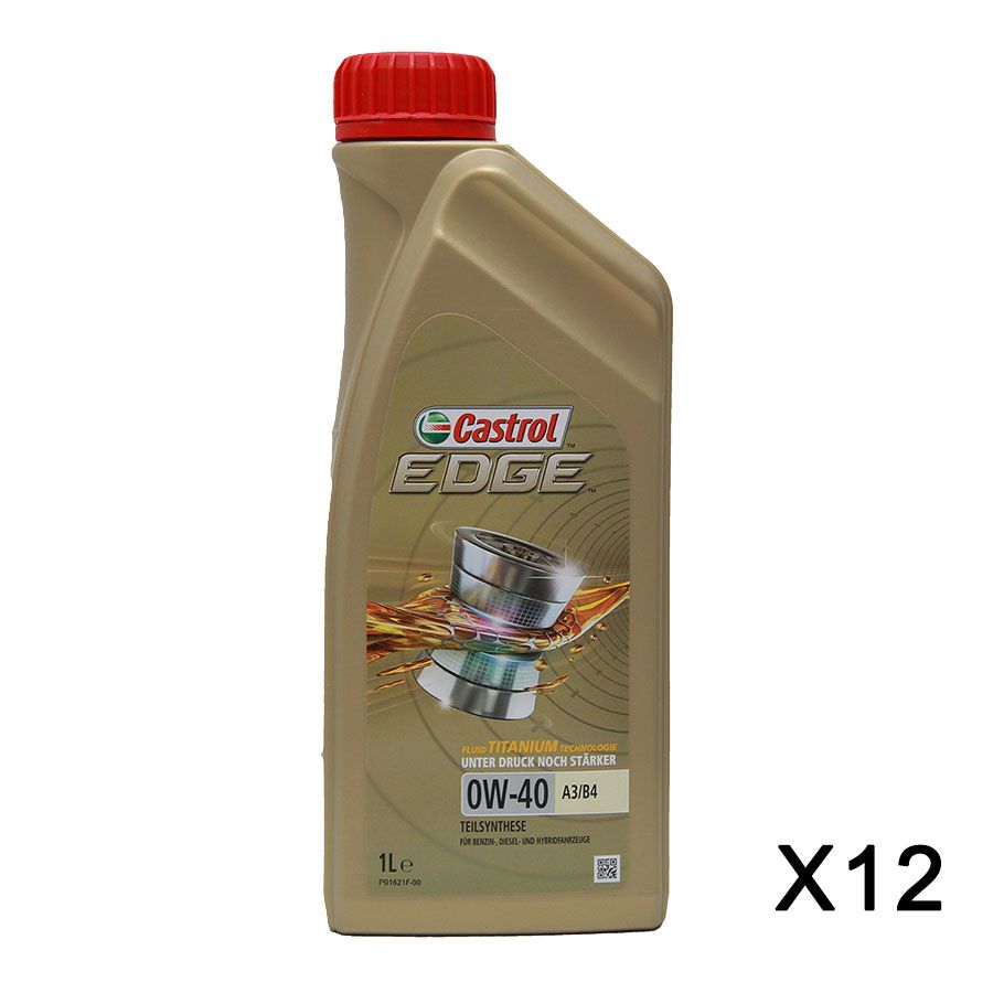 Castrol Edge Fluid Titanium 0W-40 A3/B4 12x1 Liter