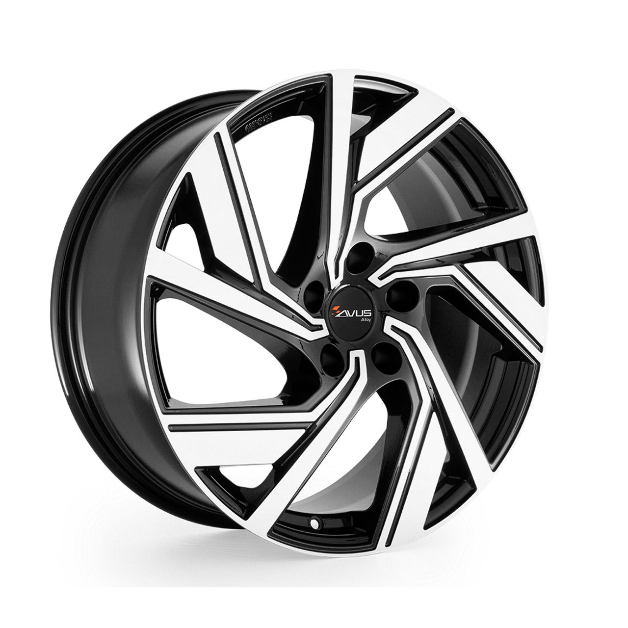 AVUS RACING AC-521 black polished 8.0Jx19 5x112 ET35
