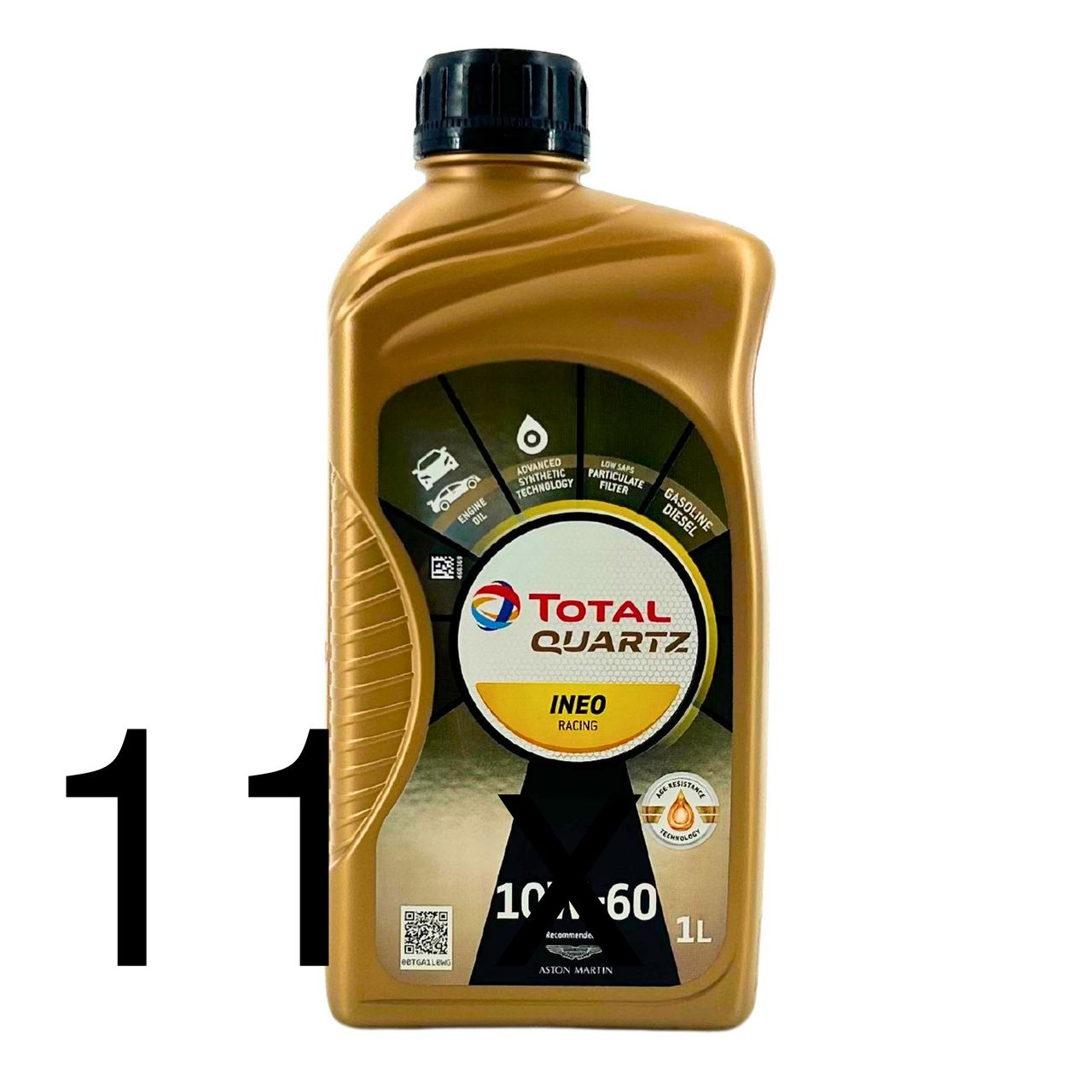 Total Quartz Ineo Racing 10W-60 11x1 Liter