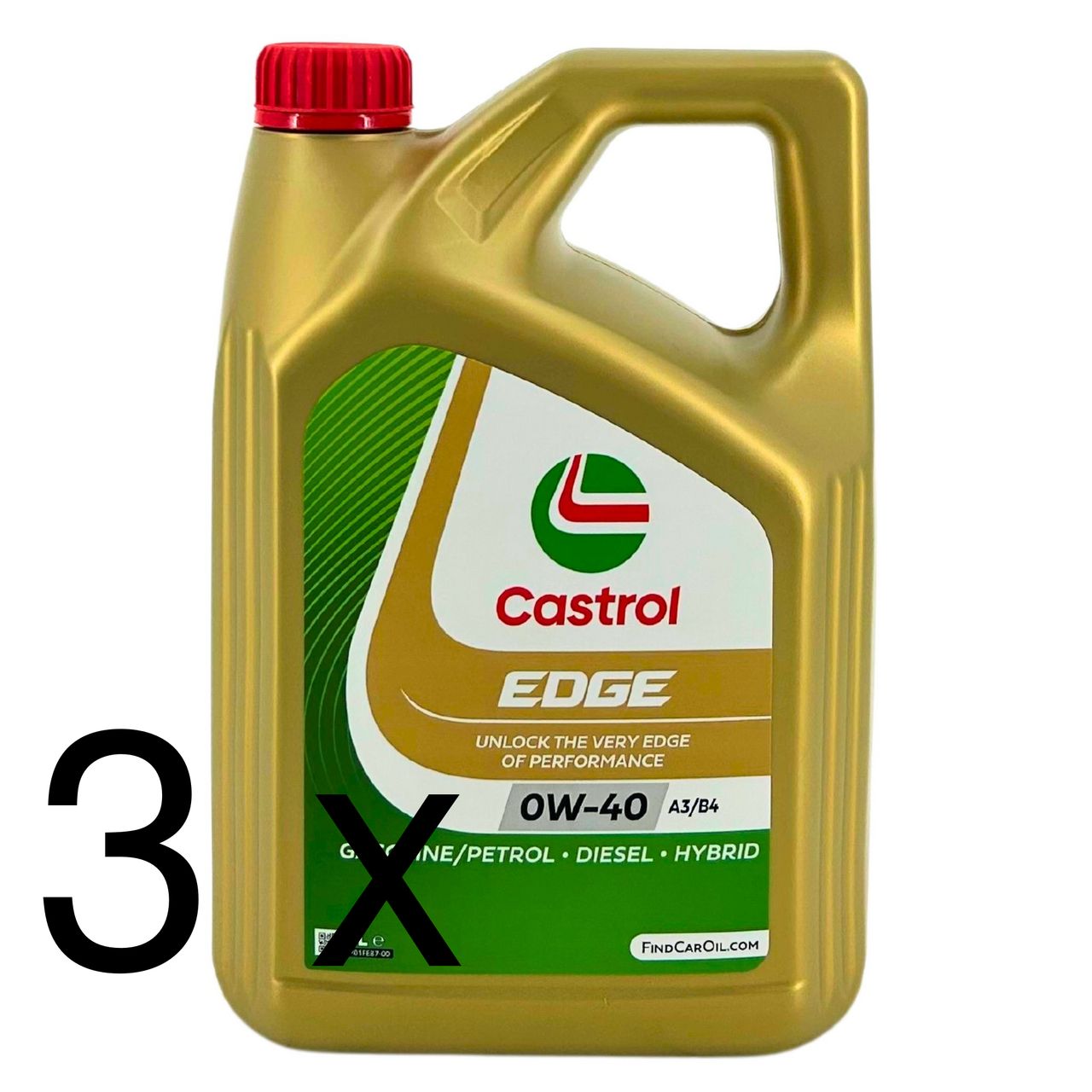 Castrol Edge 0W-40 A3/B4 3x4 Liter