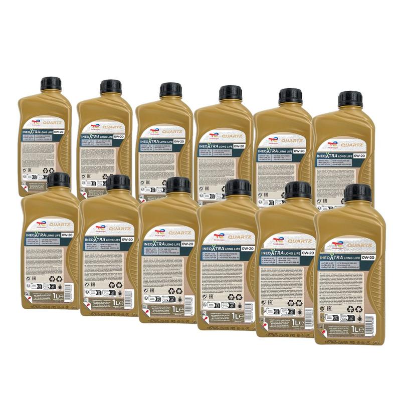 Total Quartz Ineo Xtra Longlife 0W-20 12x1 Liter