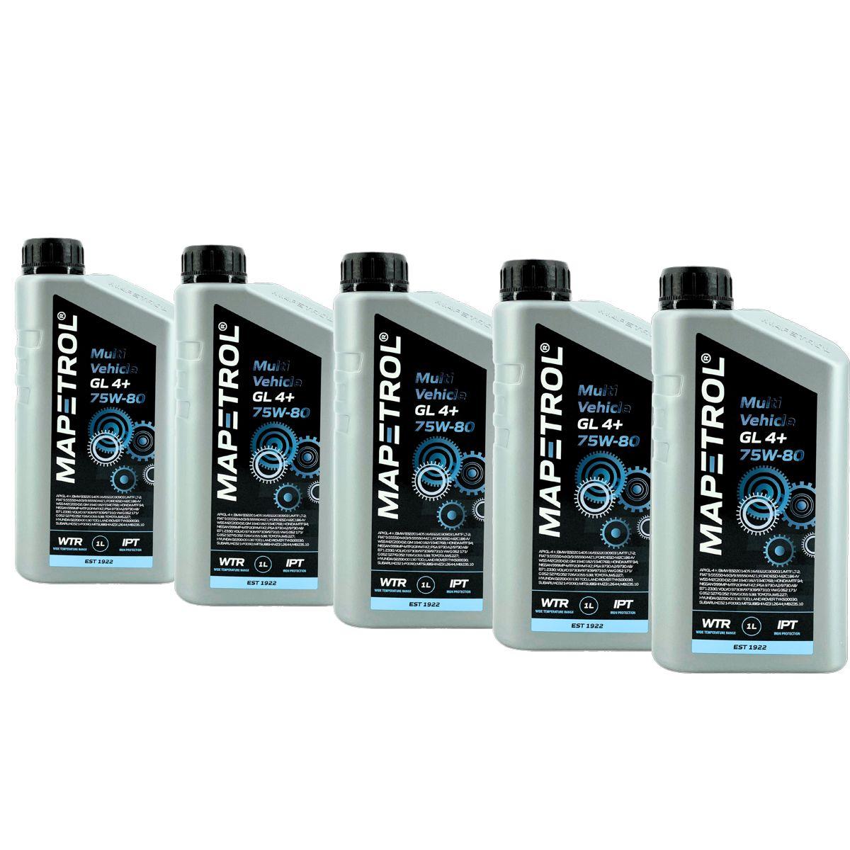 Mapetrol Multi Vehicle GL 4+ 75W-80 5x1 Liter