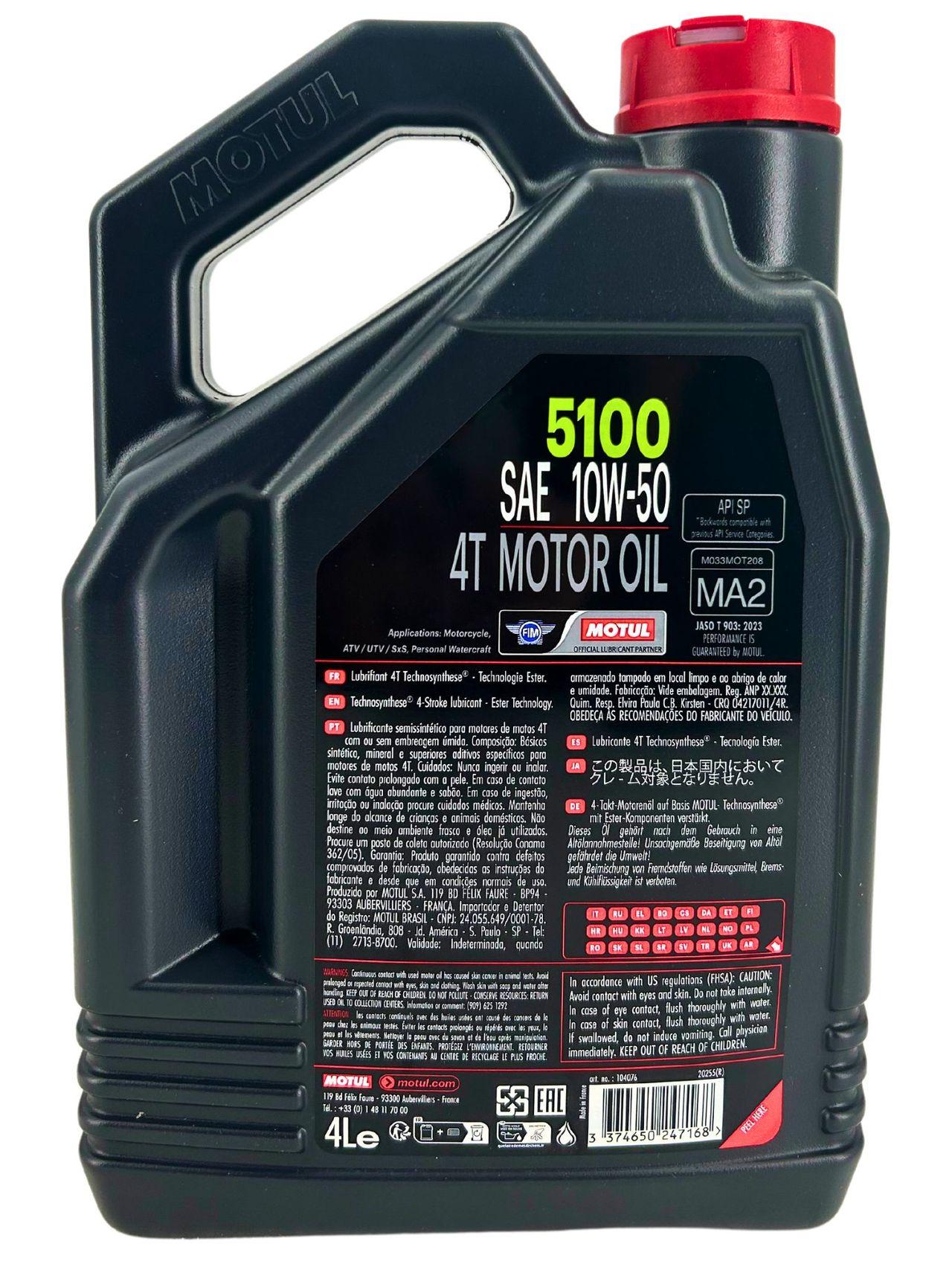 Motul 5100 10W-50 4T 4 Liter