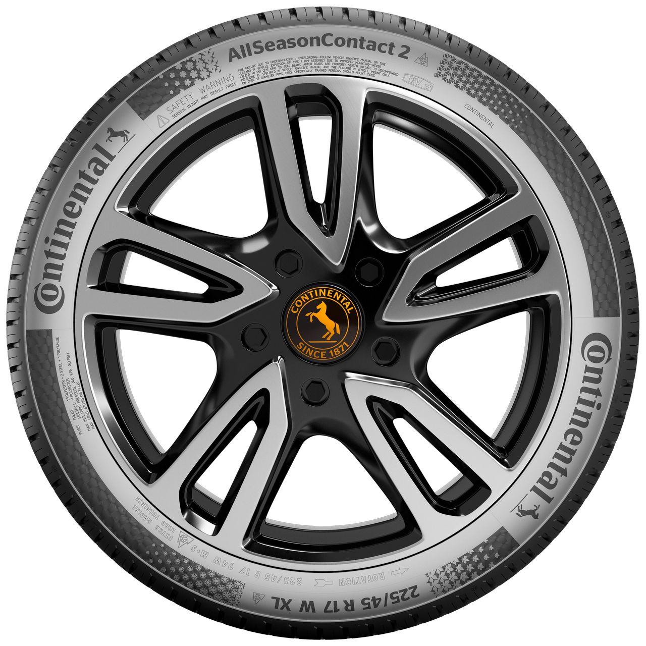 CONTINENTAL ALLSEASONCONTACT 2 (EVc) 225/60R16 102W (EVc) XL BSW