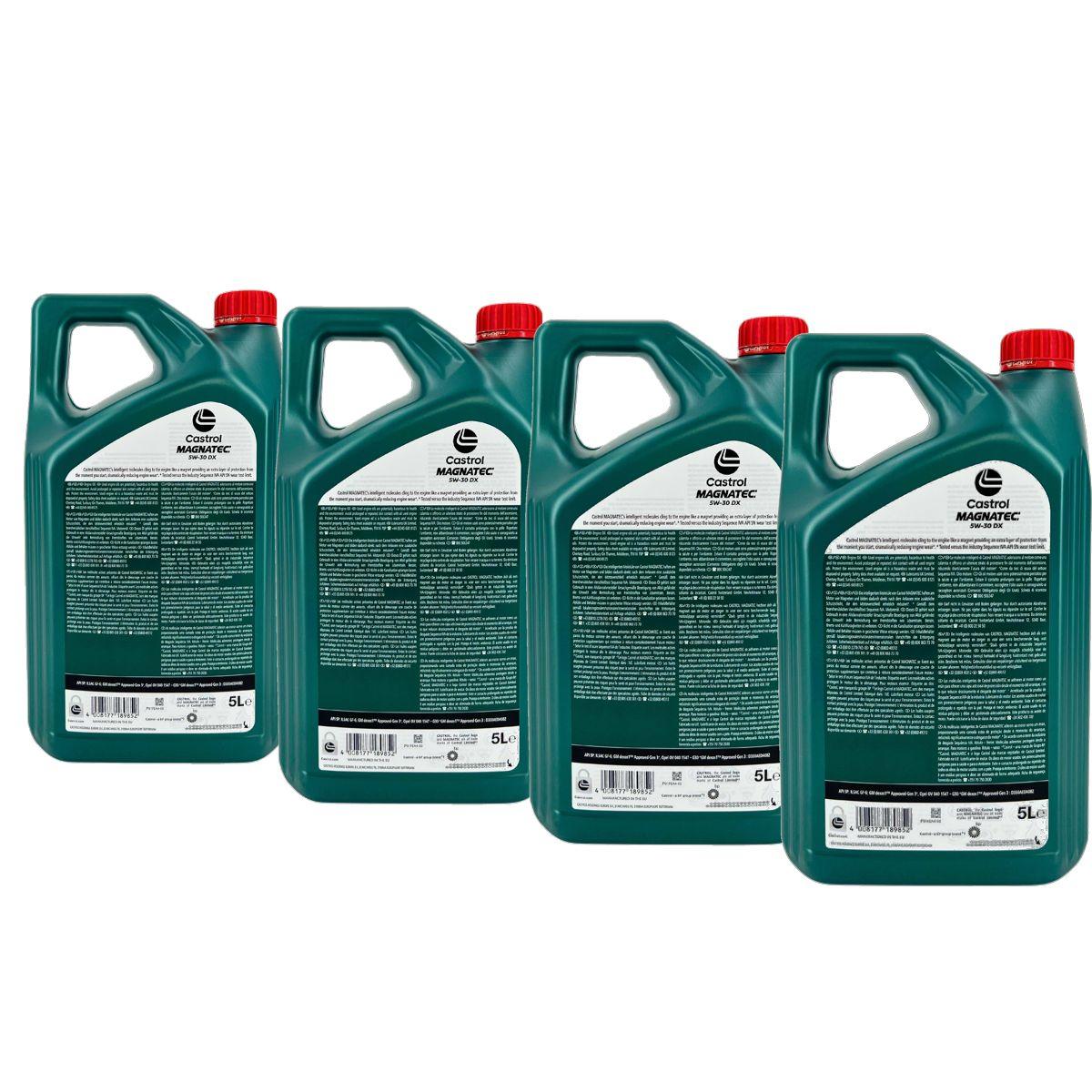 Castrol Magnatec 5W-30 DX 4x5 Liter