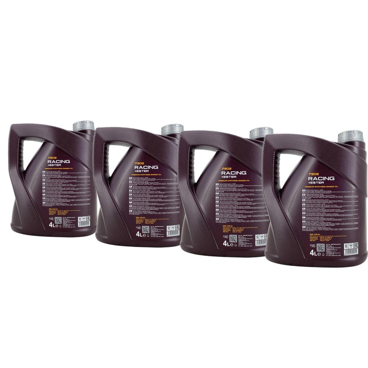 Mannol Racing + Ester 10W-60 4x4 Liter