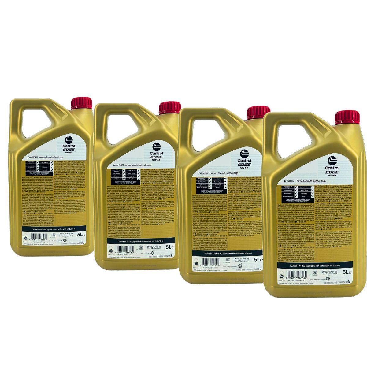 Castrol Edge 10W-60 4x5 Liter