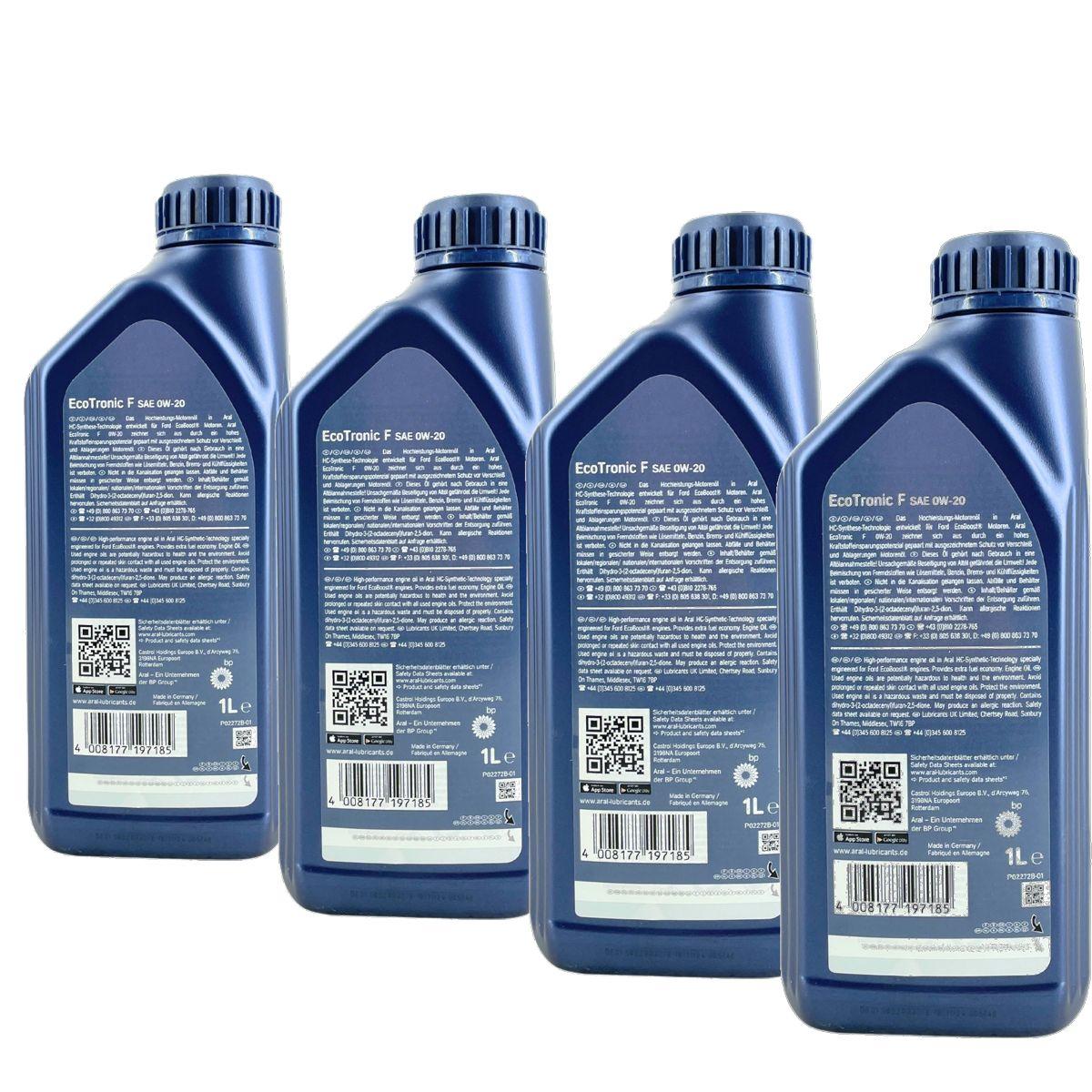 Aral EcoTronic F 0W-20 4x1 Liter