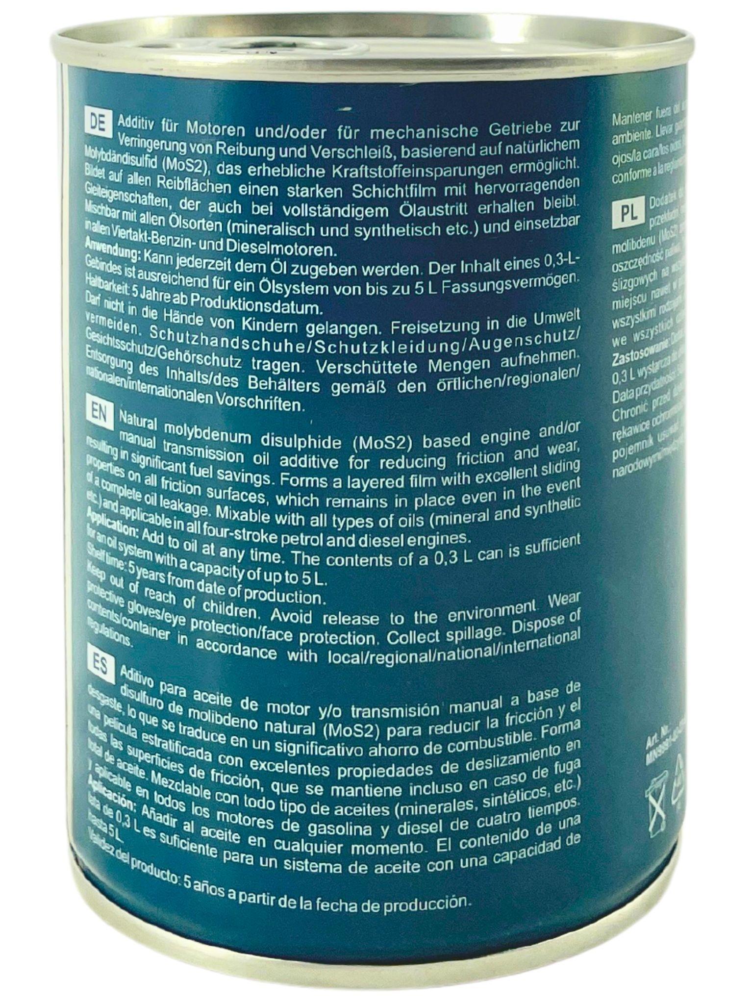 Mannol Molibden Additive Motoröl und Schaltgetriebeöl Additiv 300 ML