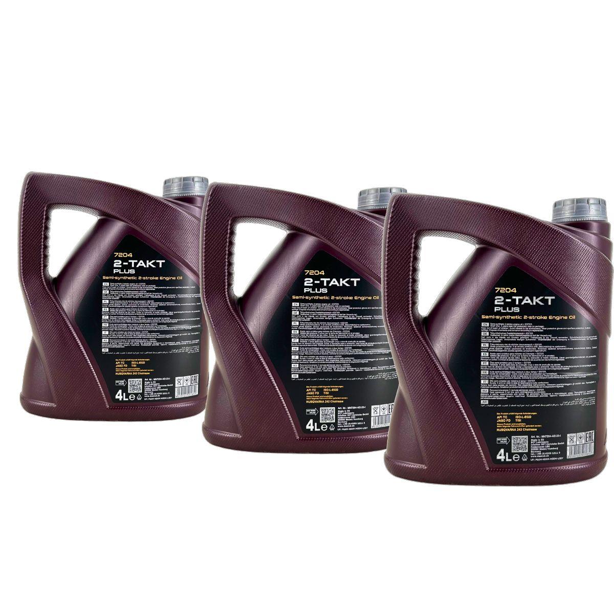 Mannol 2-Takt Plus 3x4 Liter