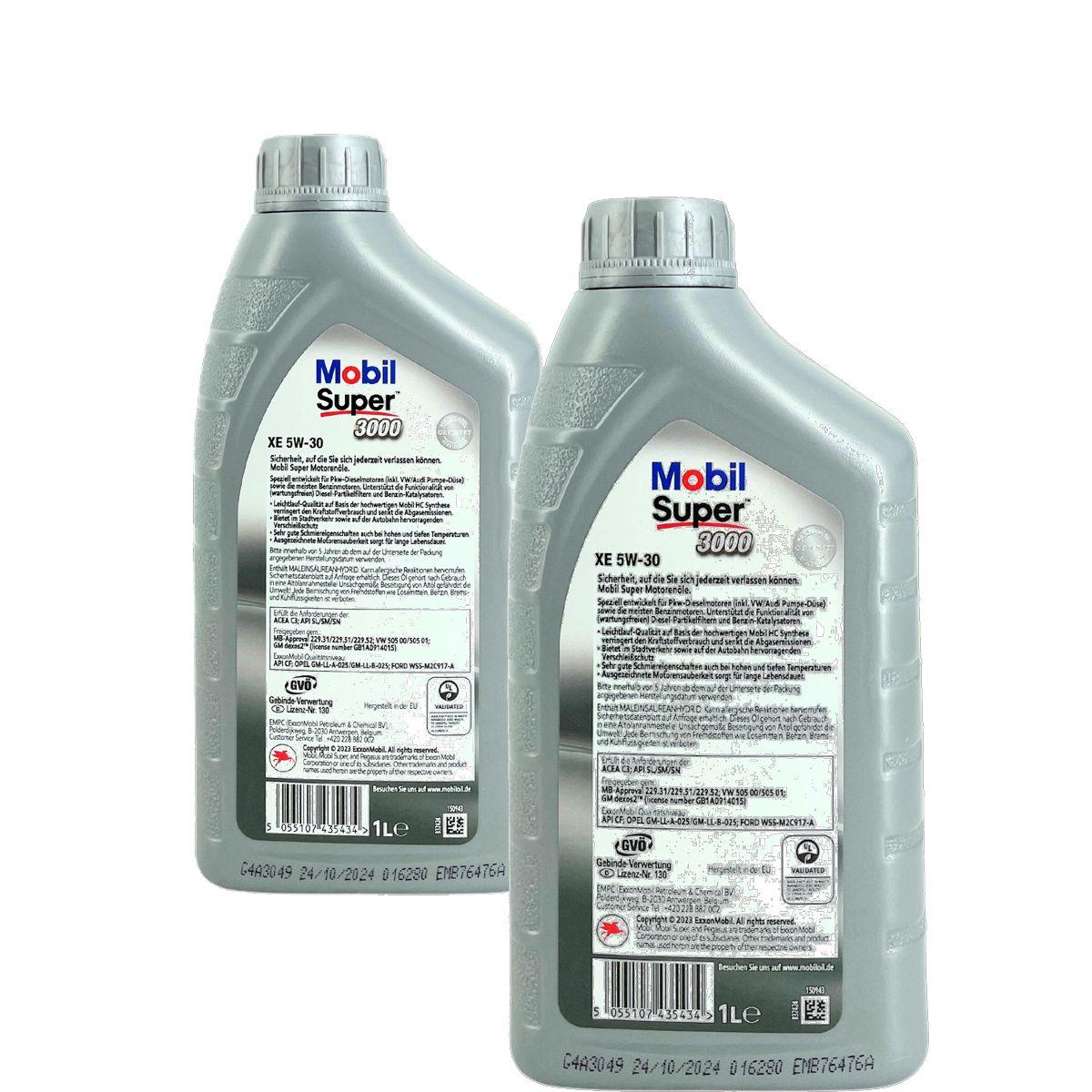 Mobil Super 3000 XE 5W-30 2x1 Liter