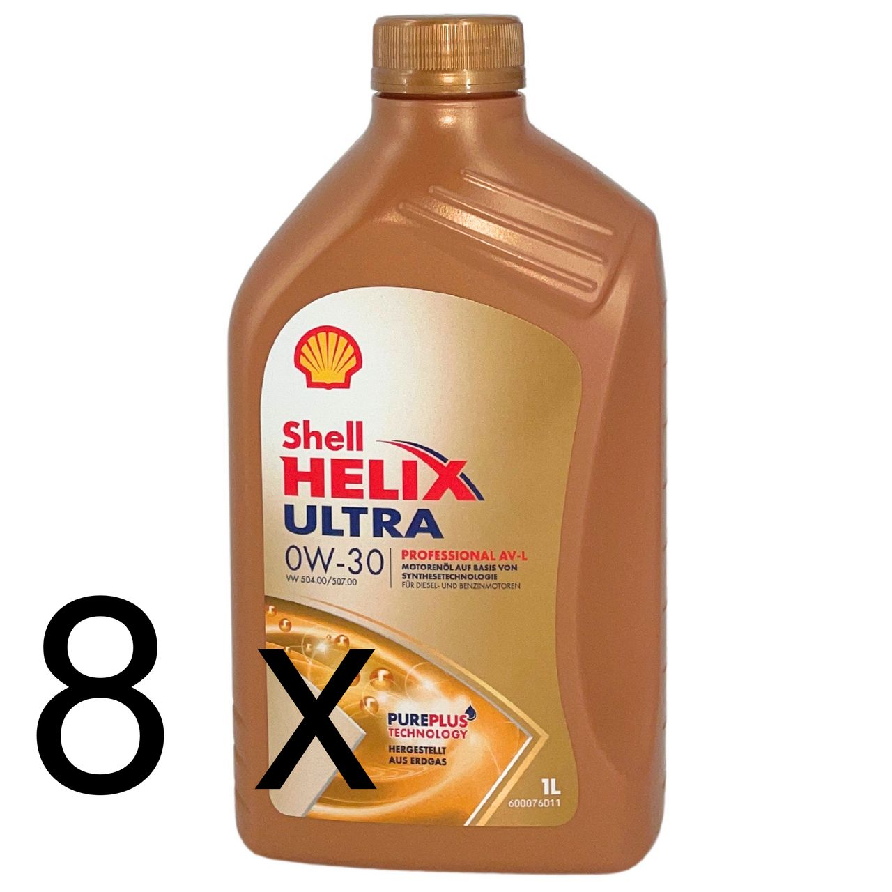 Shell Helix Ultra Professional AV-L 0W-30 8x1 Liter
