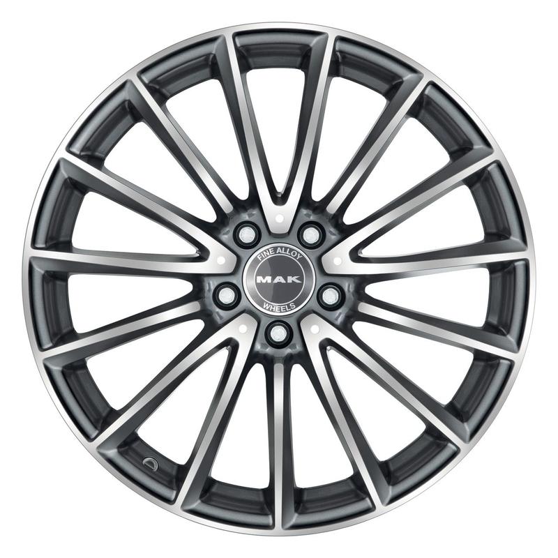 MAK KOMET gun metal mirror face 7.5Jx19 5x112 ET32
