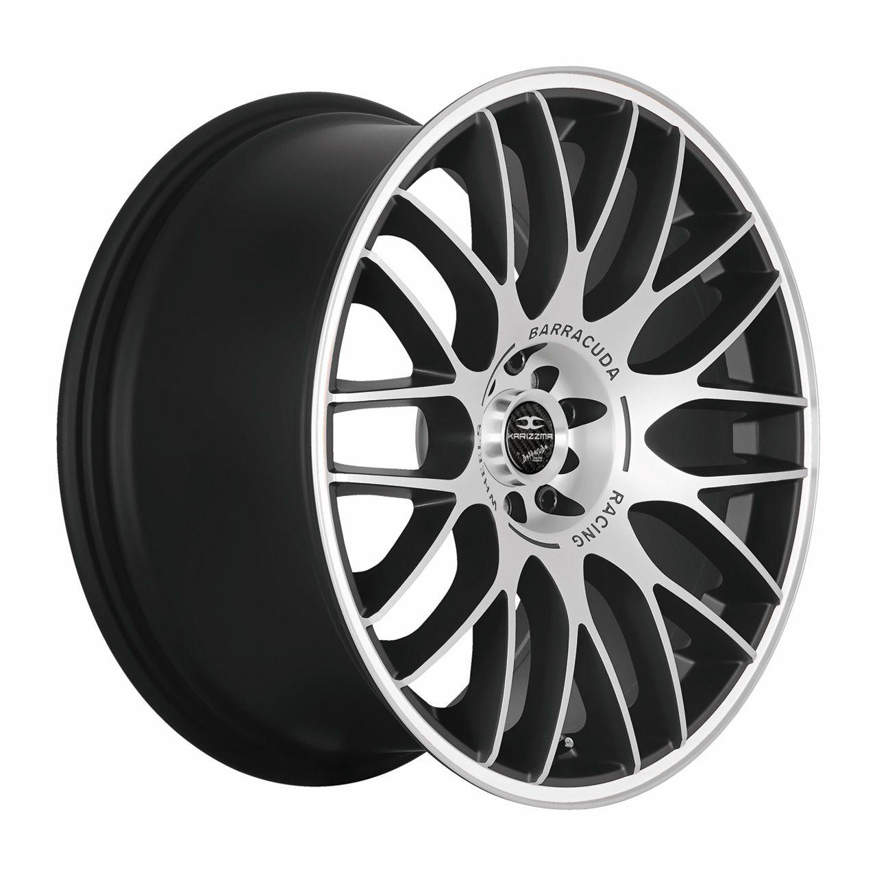 BARRACUDA KARIZZMA mattblack-polished color trim weiss 7.5Jx17 4x98 ET38