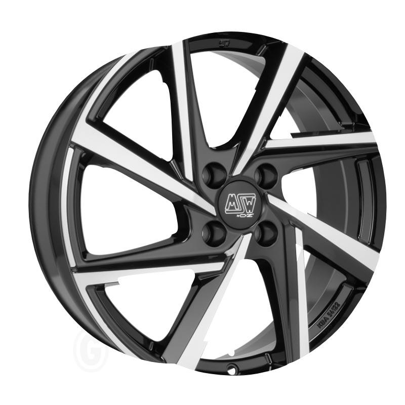 MSW Msw 80/4 Gloss black full polished 6.5x16 4x108 ET47.5