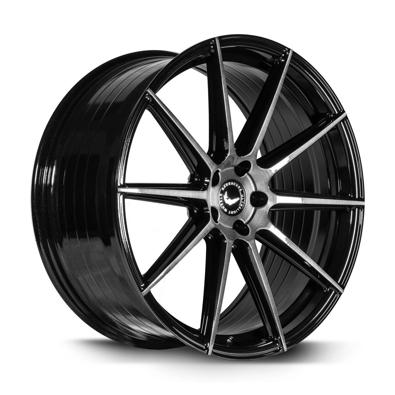 BARRACUDA PROJECT 2.0 Higloss-Black brushed Surface 10.5Jx21 5x112 ET19