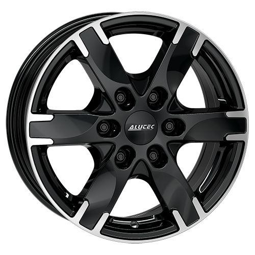 ALUTEC TITAN diamantschwarz frontpoliert 8.0Jx18 6x114.3 ET38