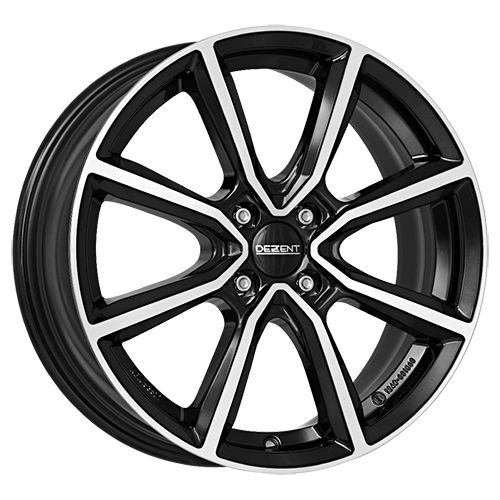 DEZENT DEZENT TN DARK black polished 7.0Jx18 4x100 ET45 DEZENT DEZENT TN DARK black polished 7.0Jx18 4x100 ET45