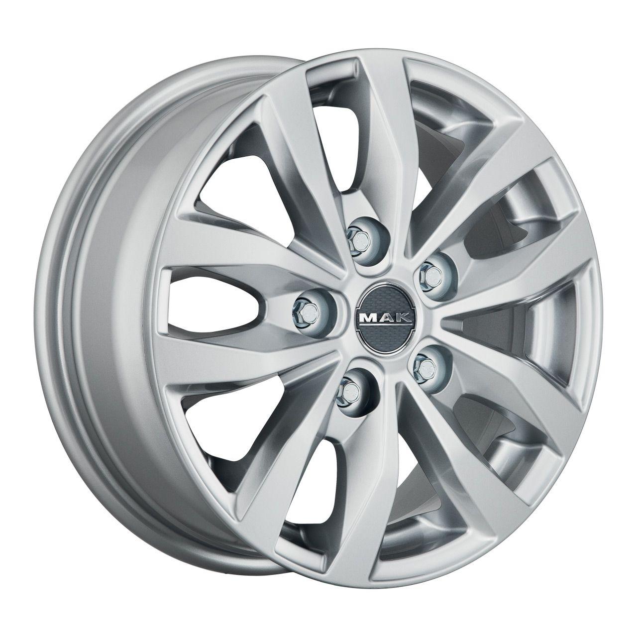 MAK LOAD 5-3 silber 6.5Jx15 5x160 ET58