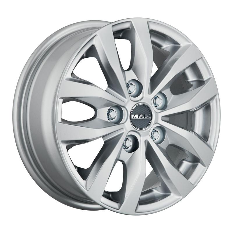 MAK LOAD 5-3 silber 7.0Jx17 5x160 ET55