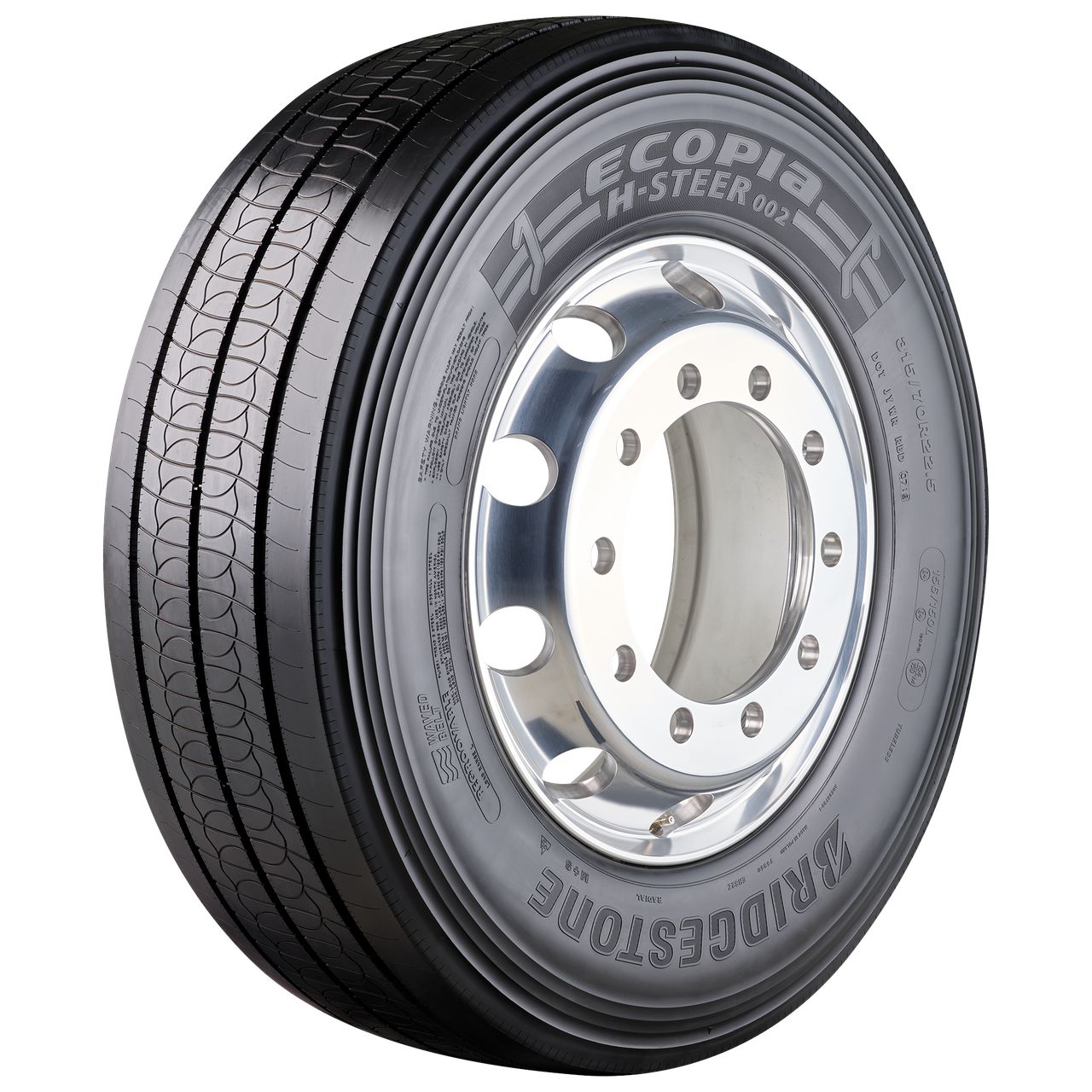 BRIDGESTONE 355/50 R 22.5 TL 156L ECOPIA H-STEER 002 M+S 3PMSF RFID