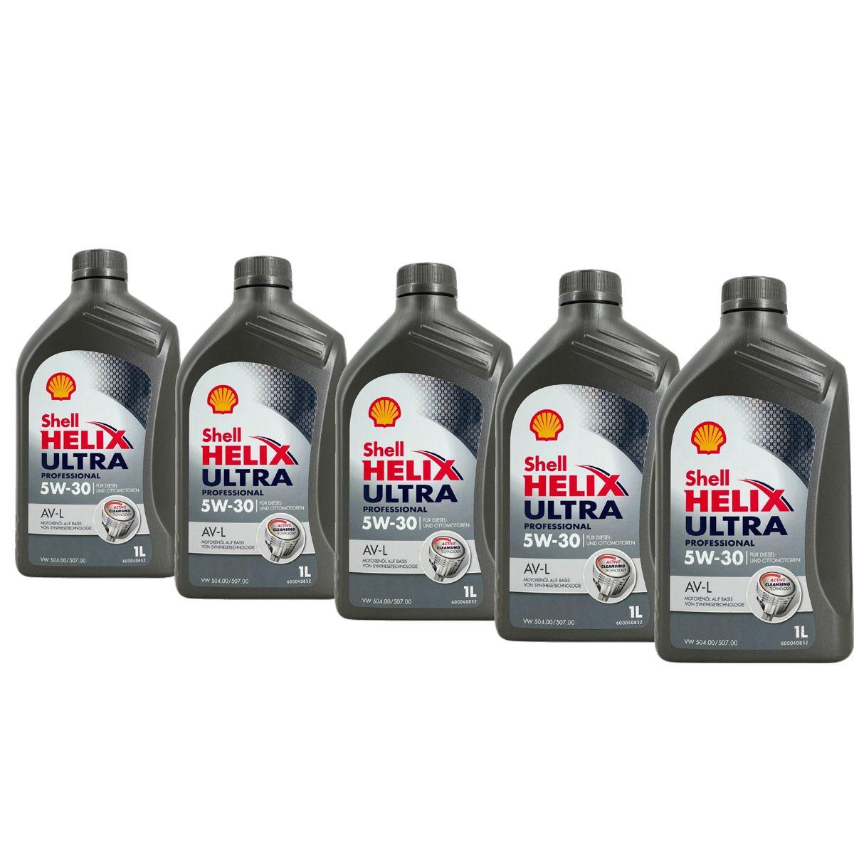 Shell Helix Ultra Professional AV-L 5W-30 5x1 Liter