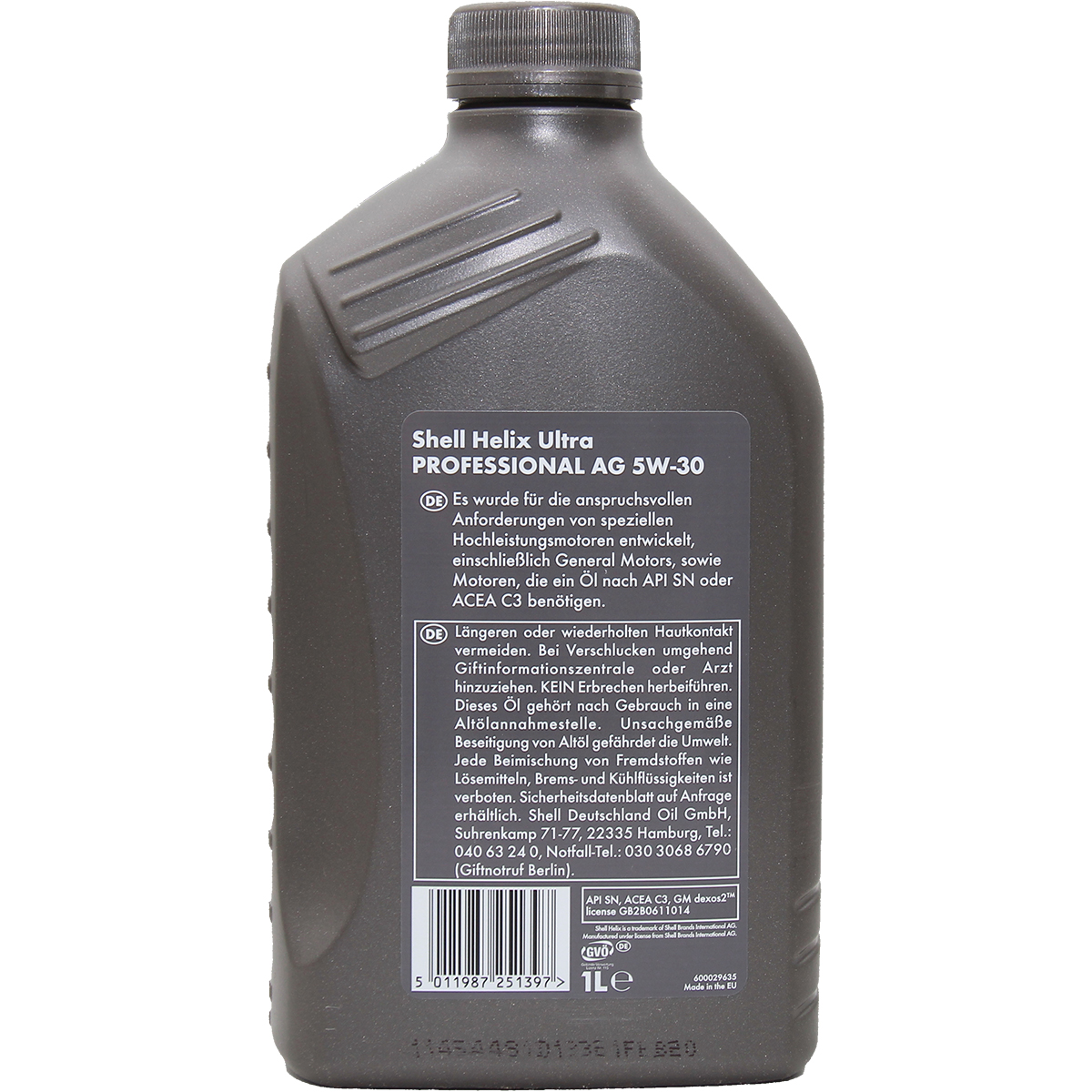 Shell Helix Ultra Professional AG 5W-30 1 Liter