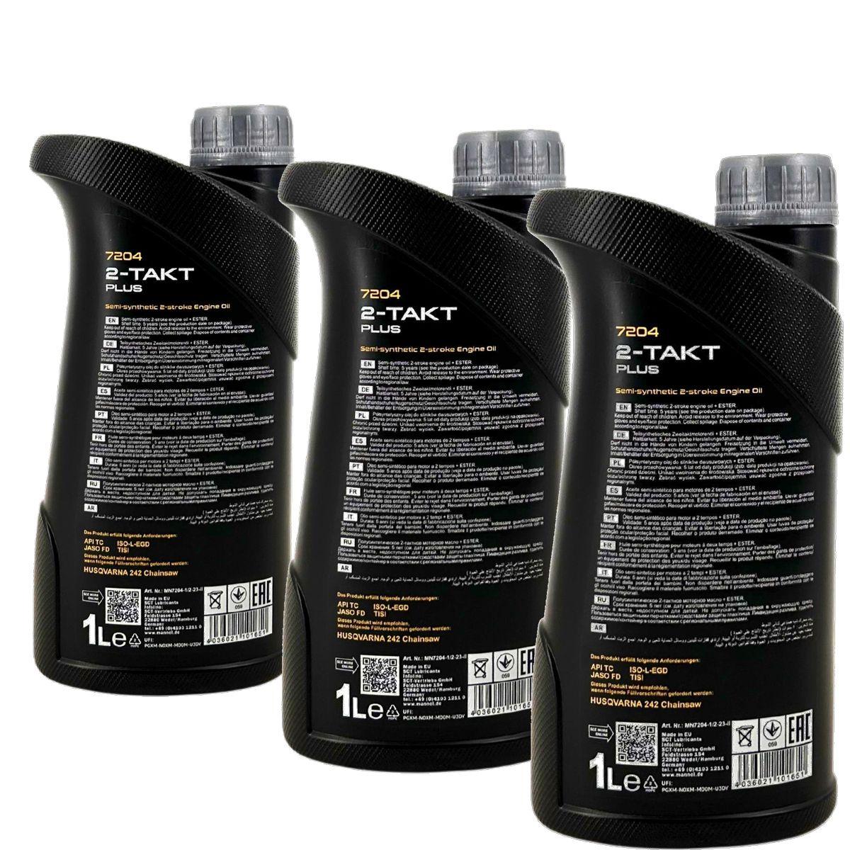 Mannol 2-Takt Plus 3x1 Liter
