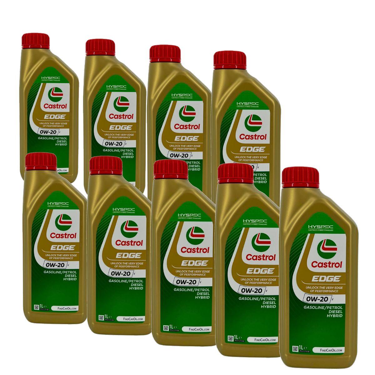 Castrol Edge 0W-20 V 9x1 Liter