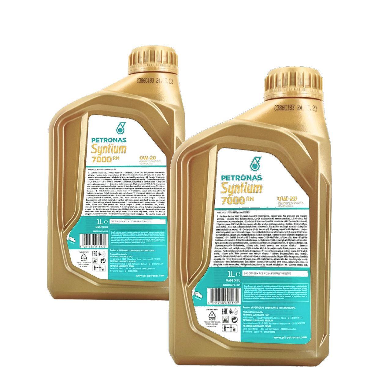 Petronas Syntium 7000 RN 0W-20 2x1 Liter