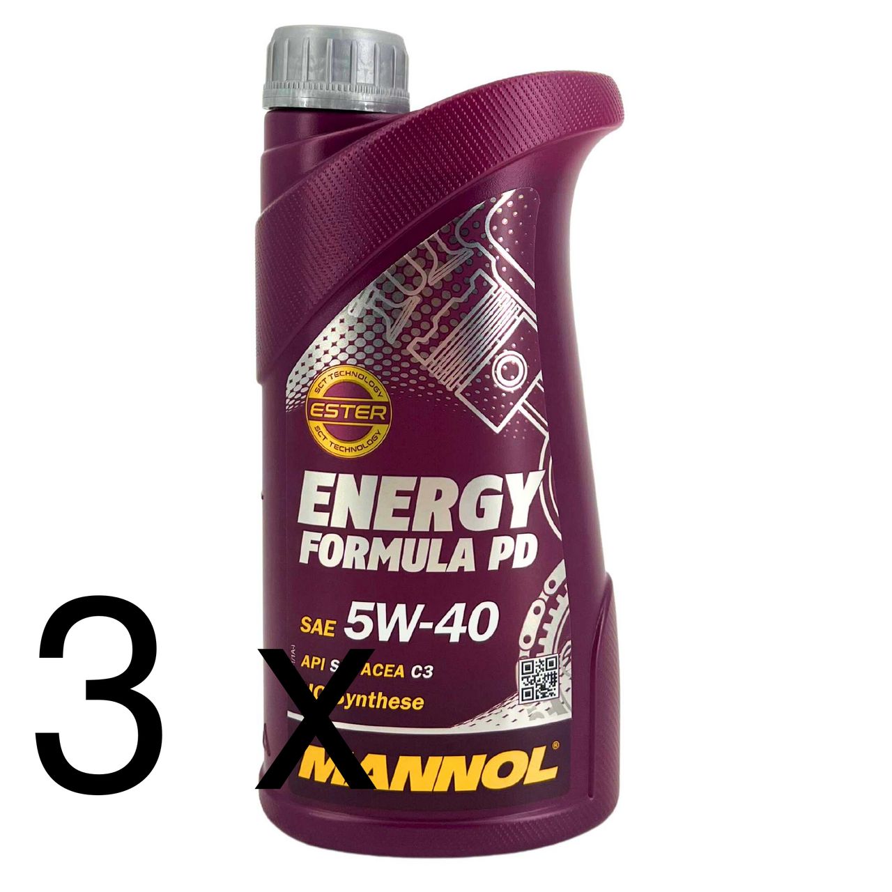 Mannol Energy Formula PD 5W-40 3x1 Liter