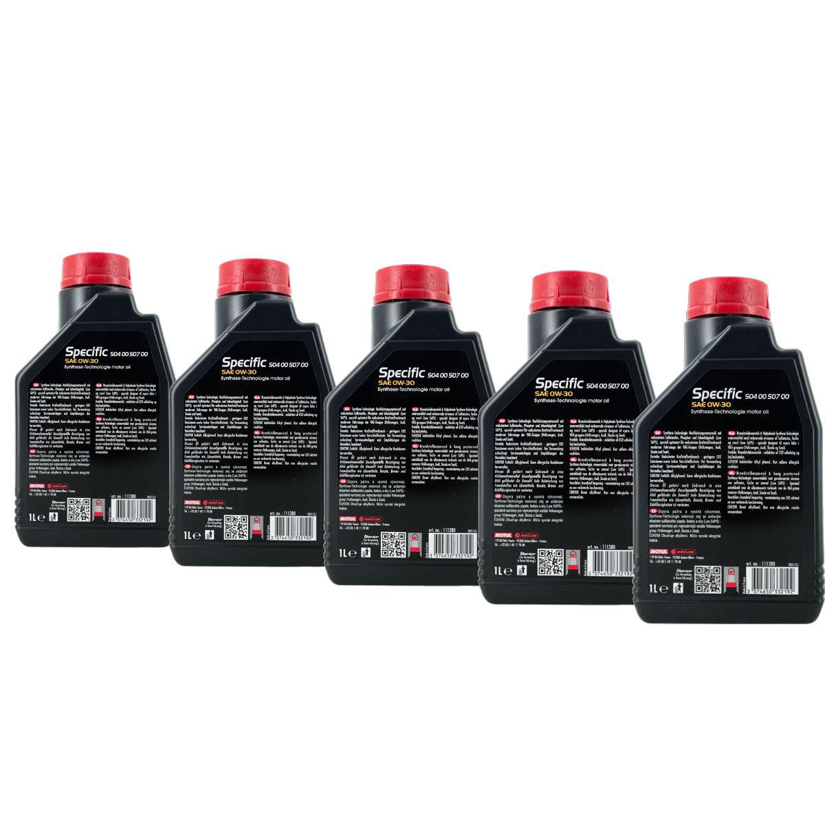 Motul Specific 504 00 - 507 00 0W-30 5x1 Liter