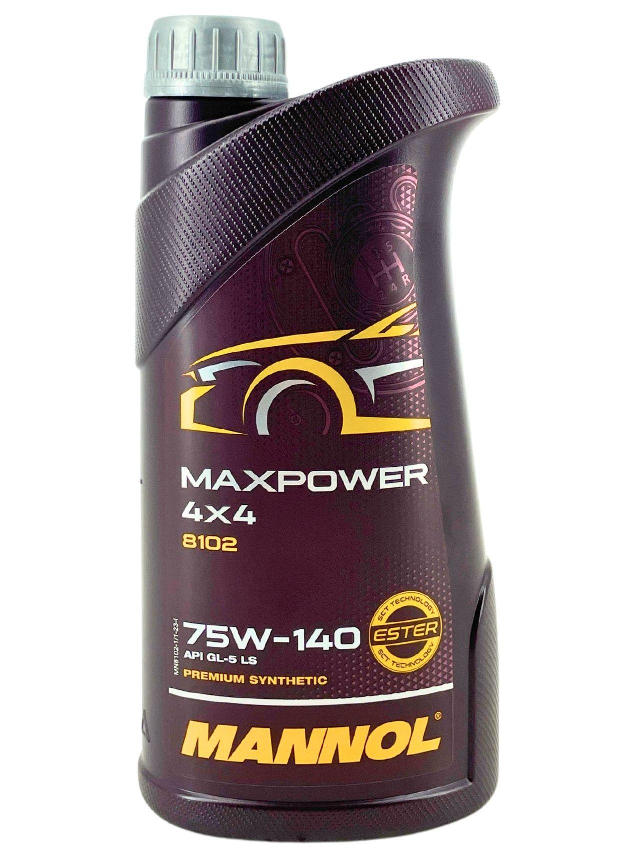 Mannol Maxpower 4x4 75W-140 GL-5 LS 1 Liter