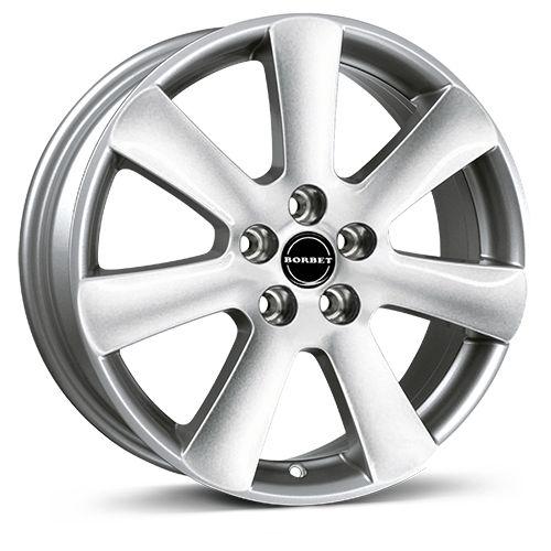 BORBET DESIGN CA kristallsilber 6.0Jx14 4x108 ET24