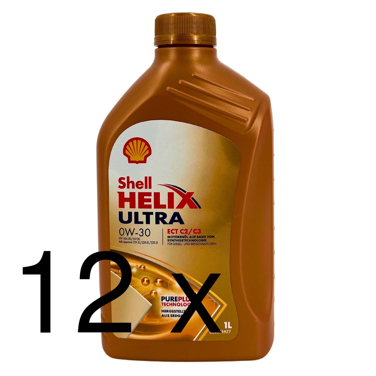 Shell Helix Ultra ECT C2 C3 0W-30 12x1 Liter