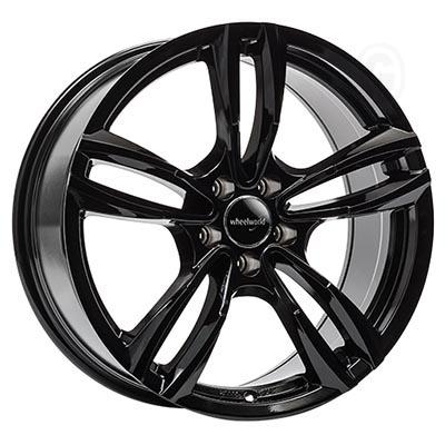 2DRV Wh29 Black glossy painted 7.5x17 5x112 ET54