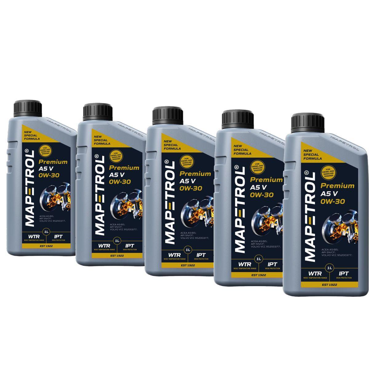 Mapetrol Premium A5 V 0W-30 5x1 Liter