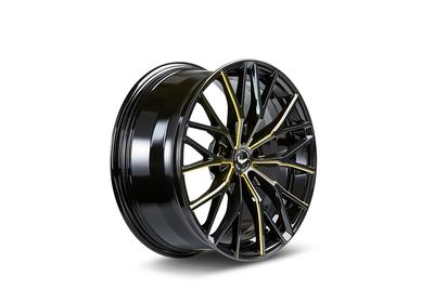 BARRACUDA PROJECT 3.0 black gloss flashgold 10.0Jx20 5x112 ET43