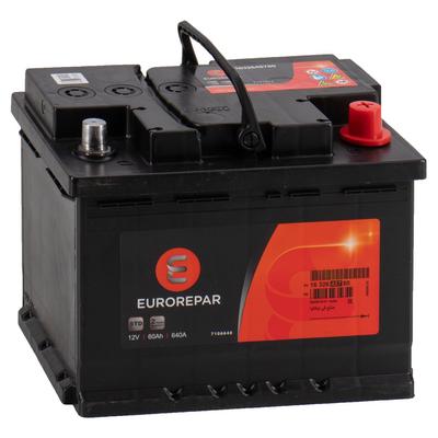 EUROREPAR STD Batterie Autobatterie Starterbatterie 12V 60Ah 640A/EN 1632648780