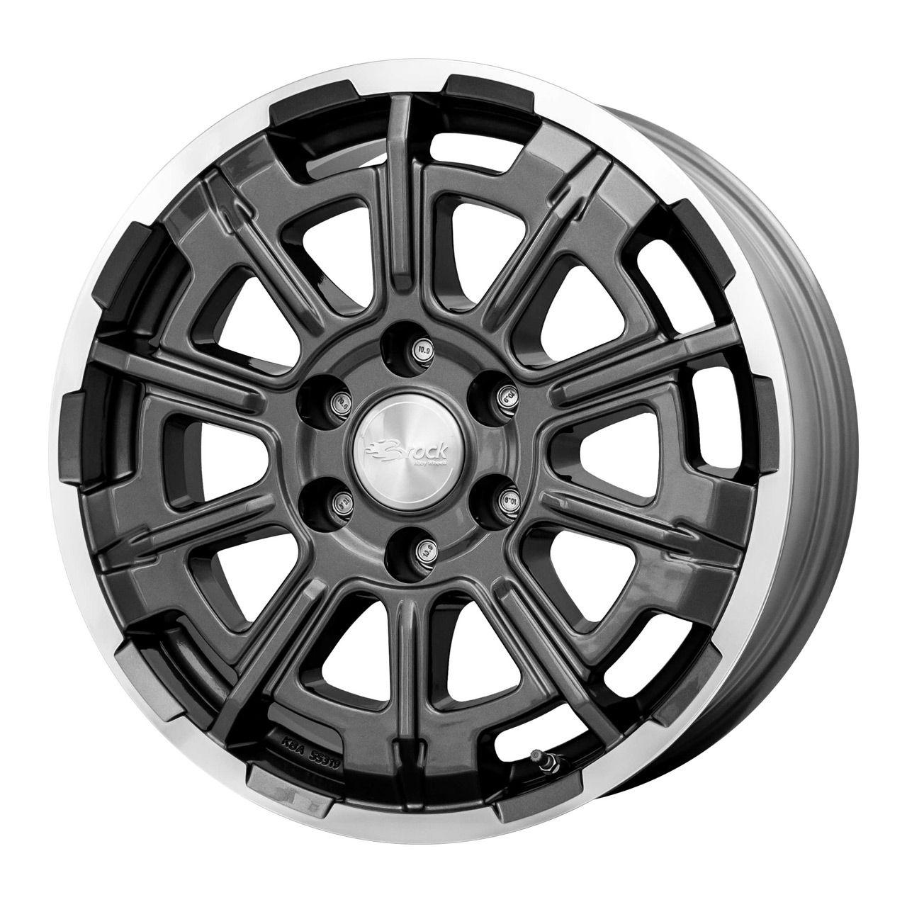 BROCK B45-6L himalaya grey voll-poliert (hgvp) 7.5Jx18 6x139 ET50