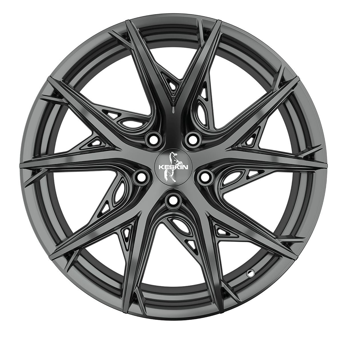 KESKIN WHEELS KT24C THUNDER black painted 8.5Jx19 5x112 ET30