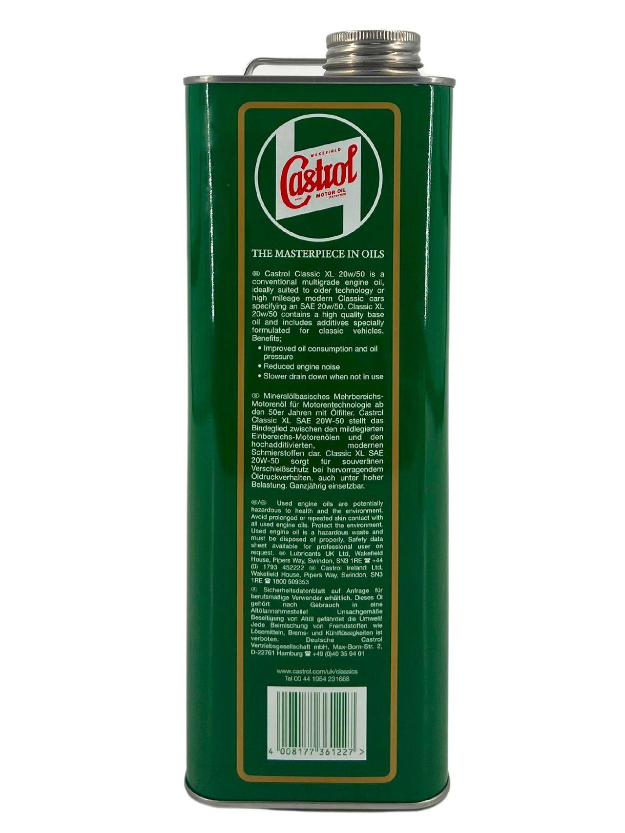 Castrol Classic XL 20W-50 5 Liter