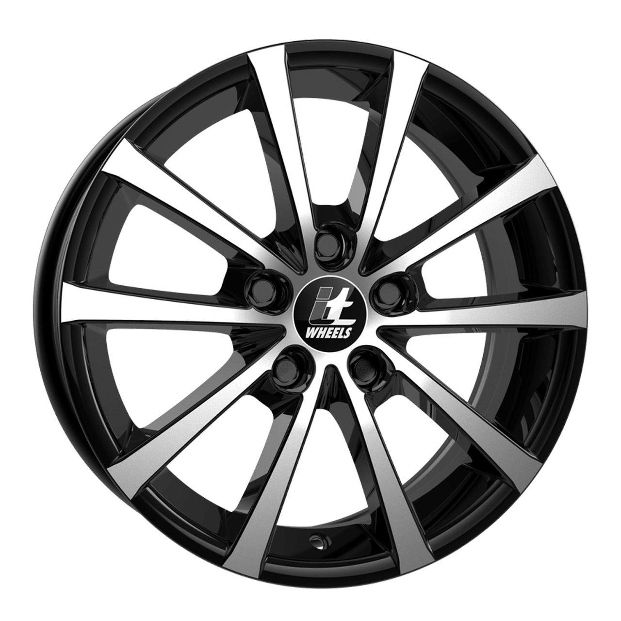 ITWHEELS ALICE glanzschwarz poliert 7.0Jx17 5x114.3 ET50