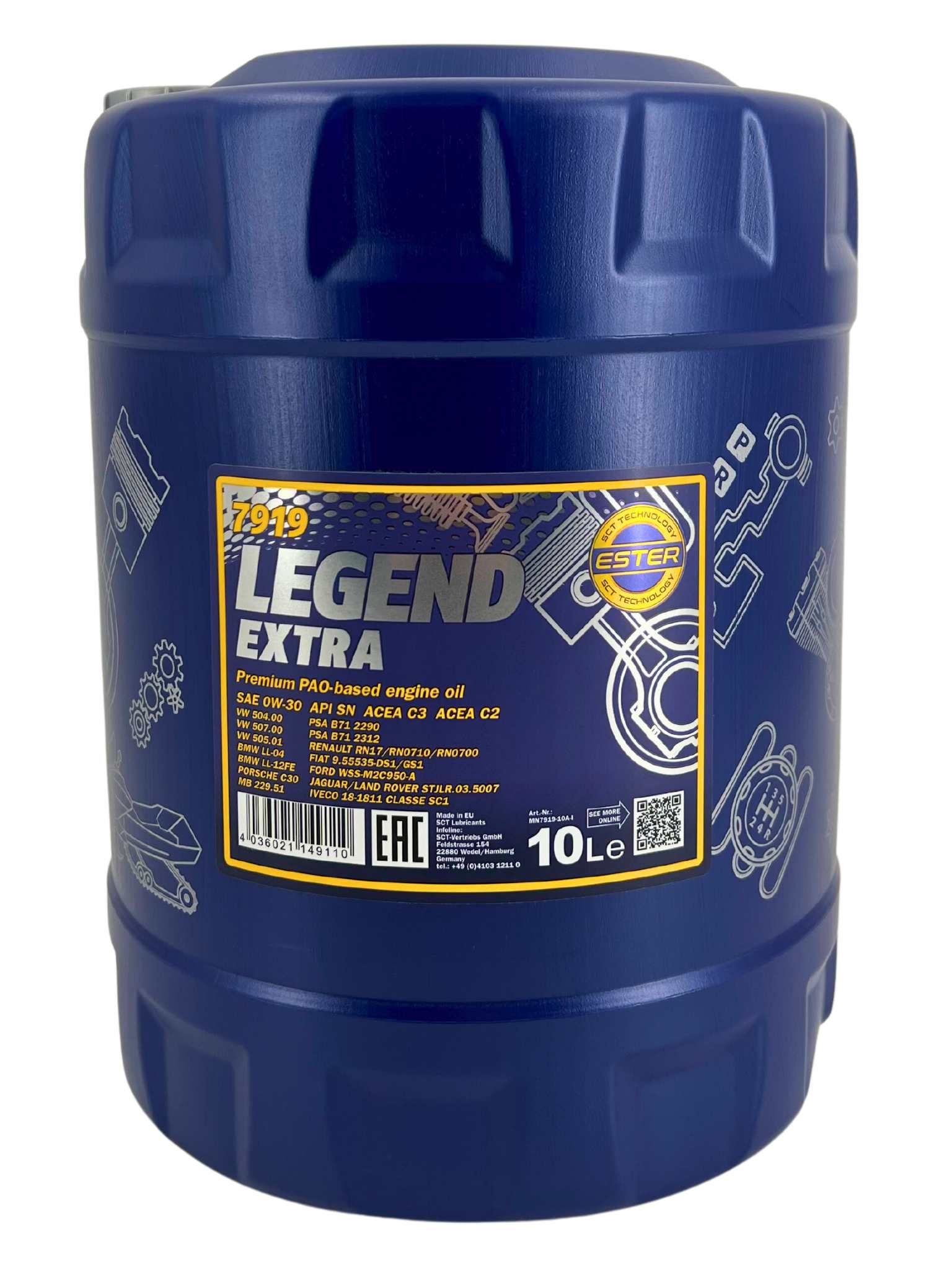 Mannol Legend Extra 0W-30 10 Liter | G38490851