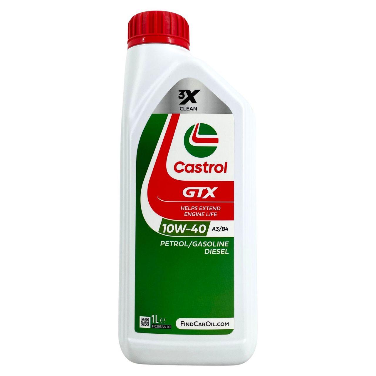 Castrol GTX 10W-40 A3/B4 1 Liter