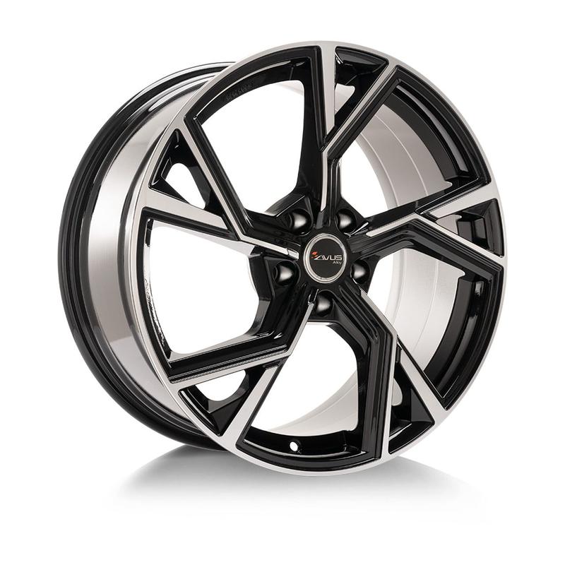 AVUS RACING AF20 black polished 8.5Jx20 5x112 ET20